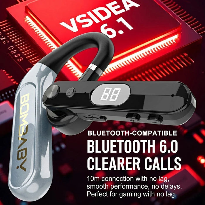VSIDEA V82 Ear Hook Bluetooth-compatible Earphones Non-in-ear Wireless Earphones Digital Display for Business - 5