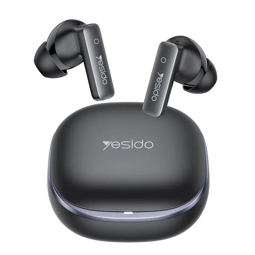 YESIDO TWS43 Bluetooth-compatible 6.0 Earbuds ANC ENC Noise Cancelling TWS Earphones for Music Call - Black - 1