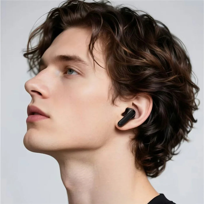 ACEFAST W11 Semi-in-Ear Wireless Earbuds TWS Bluetooth-compatible 6.0 Earphones AI Call Noise Cancelling Gaming Mode - Black - 3