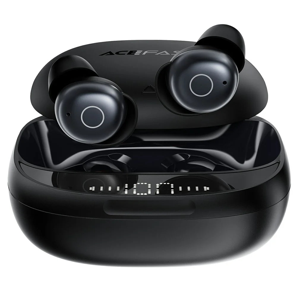 ACEFAST W10 In-Ear Wireless Earbuds Bluetooth-compatible 6.0 TWS Earphones ANC IPX4 for Sleep - Black - 1