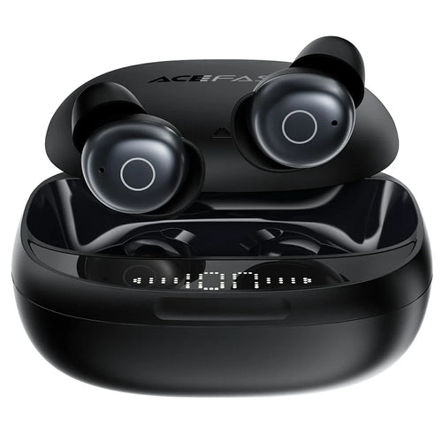 ACEFAST W10 In-Ear Wireless Earbuds Bluetooth-compatible 6.0 TWS Earphones ANC IPX4 for Sleep - Black - 1