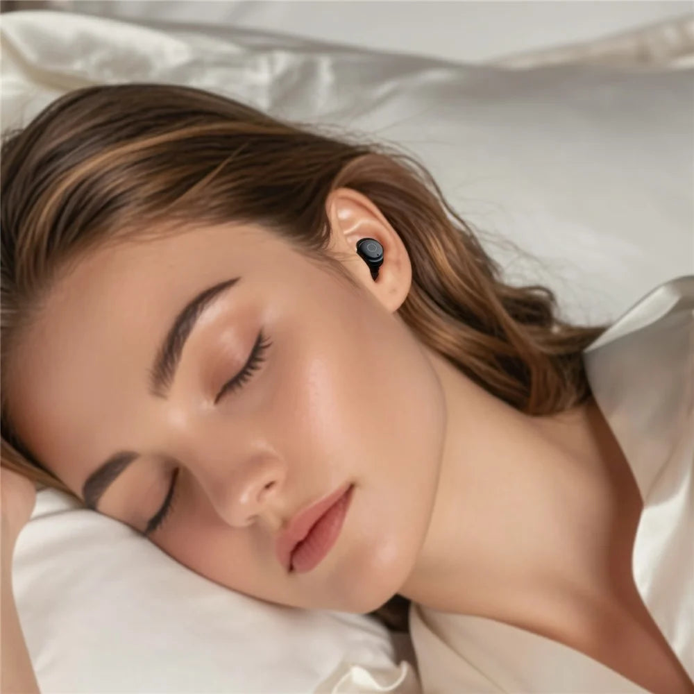ACEFAST W10 In-Ear Wireless Earbuds Bluetooth-compatible 6.0 TWS Earphones ANC IPX4 for Sleep - Black - 5