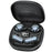 YESIDO TWS47 2 in 1 In-Ear and Semi-In-Ear TWS Bluetooth-compatible Earbuds with LED Battery Display - Black - 1