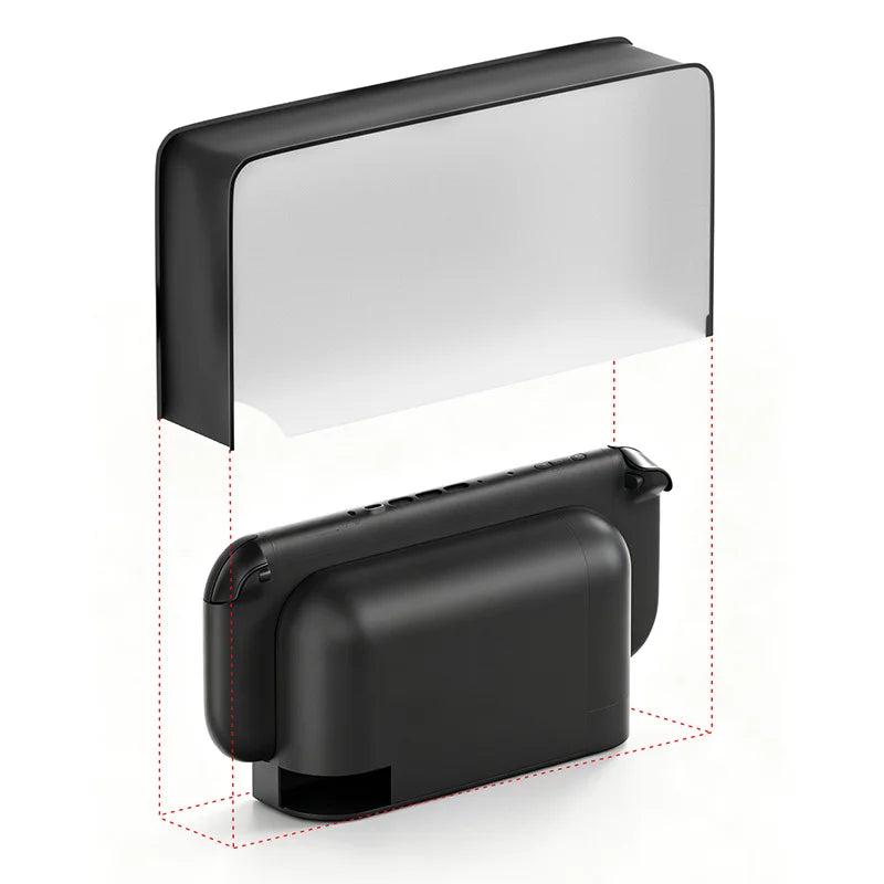 IPLAY HBS-2945 For Nintendo Switch 2 Dock Matte Dust Cover Frosted Anti-Dust Protection Case - 6