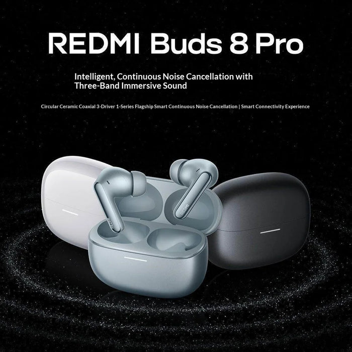 XIAOMI Redmi Buds 8 Pro Bluetooth-compatible TWS Earbuds 55dB ANC Noise Cancellation In-Ear Wireless Earbuds - Black - 3