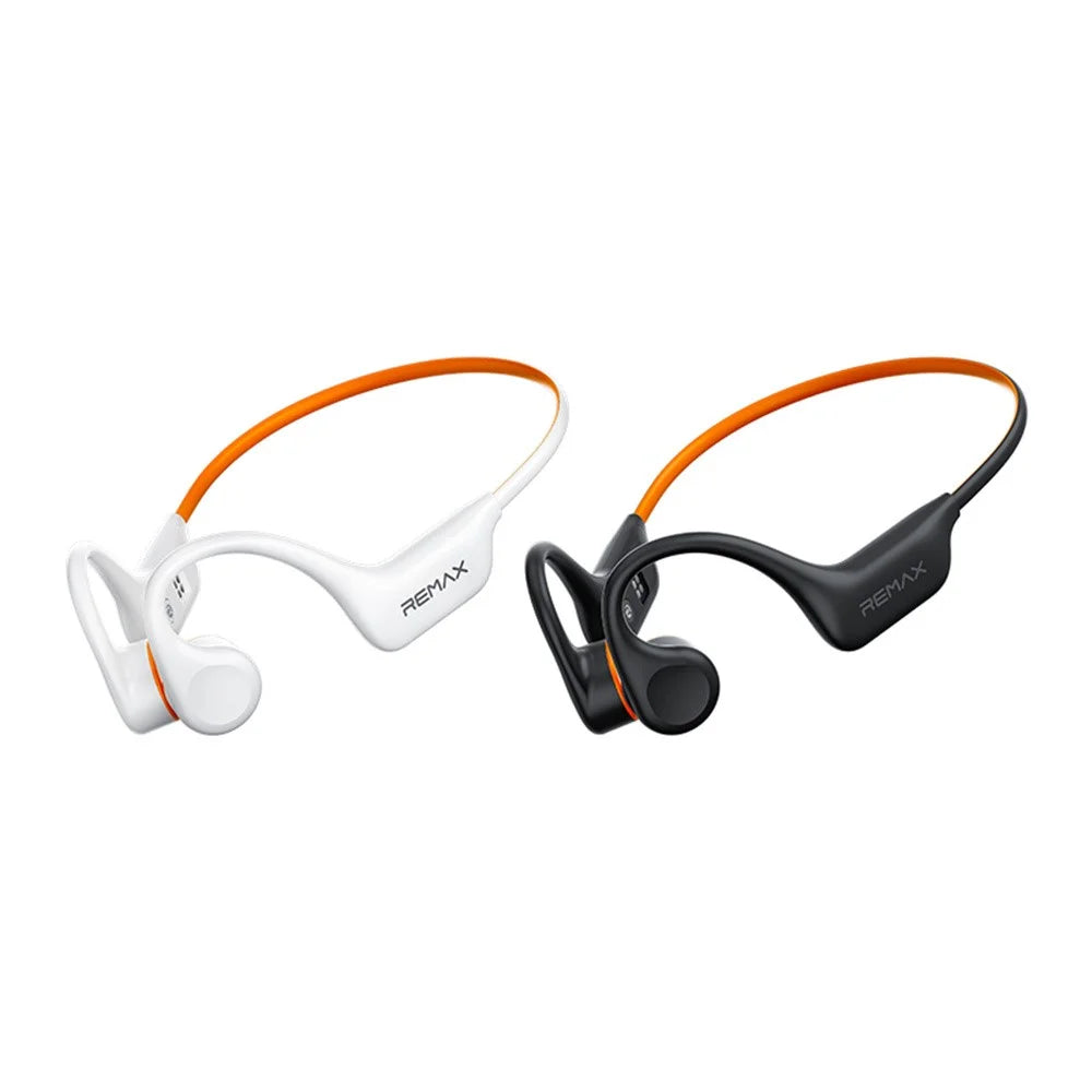 REMAX RB-S21 Bone Conduction Earphones IPX8 Waterproof Bluetooth-compatible V6.0 OWS Earphones - Black - 6