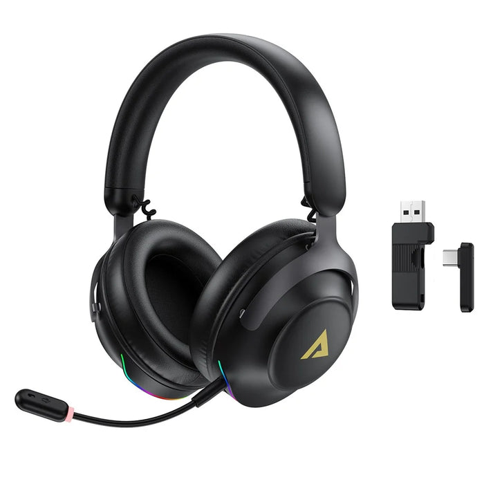 ACEFAST H20 Gaming Wireless Headset 2.4G Bluetooth-compatible Low Latency Headphone - Black - 1