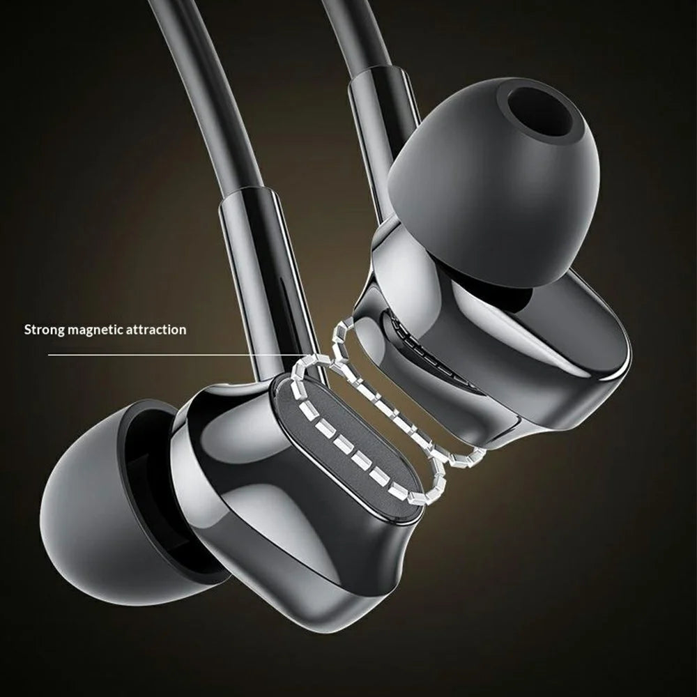 WEKOME WG-08 Neckband Wireless Earphones Bluetooth-compatible 6.0 ENC Noise Cancellation Earbuds - Black - 4