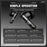ONIKUMA TX602 Tri-Mode Bluetooth-compatible Gaming Earbuds ANC+ENC Noise Reduction with OLED Display Charging Case - Black - 7