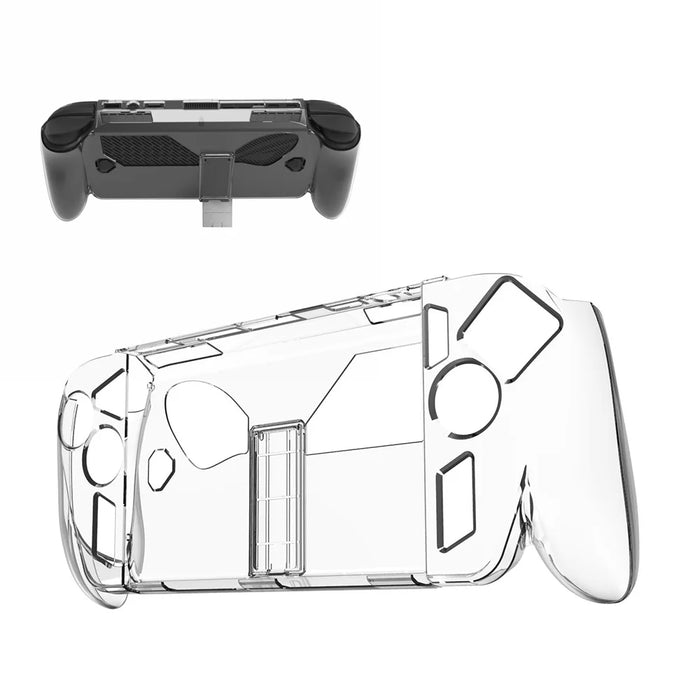 KJH-XBG-001 for Asus ROG Xbox Ally (2025)/Ally X (2025) Crystal Clear PC Hard Shell Case with Kickstand - 1