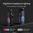 K93 Clip-on Bluetooth-compatible Earphones Digital Display ENC Noise Cancelling Fast Charging - Black - 6
