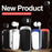 K52 Business Retractable Bluetooth-compatible 4.1 Wireless Headset Earphone Call Remind Vibration Earbuds - White - 4