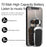 K52 Business Retractable Bluetooth-compatible 4.1 Wireless Headset Earphone Call Remind Vibration Earbuds - White - 6