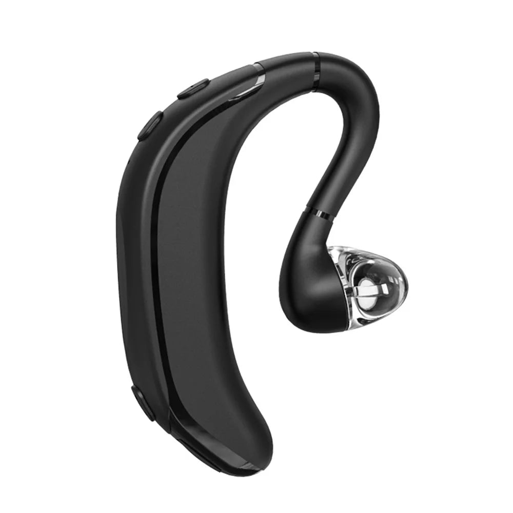 M-800 Driving Single Earphone Business Hands-free Wireless Bluetooth-compatible Headphones - Black - 1