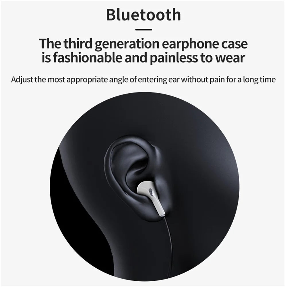 M60 8D Surround Sound Bluetooth-compatible 5.1 Wireless Earphone Neck Hanging Headphone Support TF Card - White - 6
