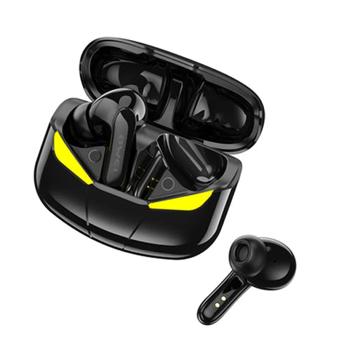 AWEI T35 HiFi TWS Bluetooth-compatible ENC Earphone Wireless Sport Game Music Touch Waterproof AAC Stereo Headset with Mic - Black - 1