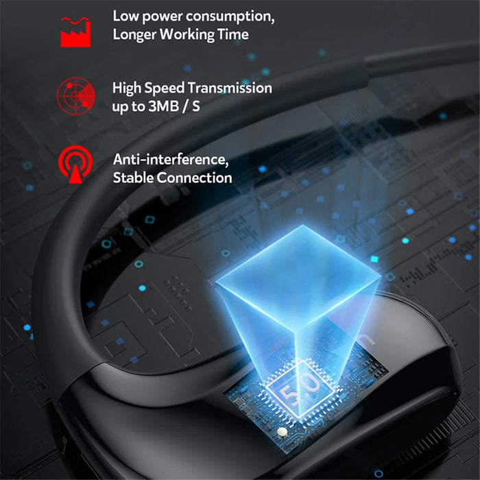 DACOM Athlete Bluetooth-compatible Neckband In-ear Earphone Wireless IPX7 Waterproof Touch Stereo Sports Headset - 4