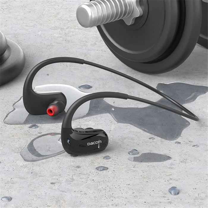 DACOM Athlete Bluetooth-compatible Neckband In-ear Earphone Wireless IPX7 Waterproof Touch Stereo Sports Headset - 6