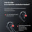 618 Wireless Bluetooth-compatible Bone Conduction Earphone Single Ear Hook Headset - Black - 3