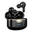 T22 TWS Dual Dynamic Drivers Wireless Noise Canceling Headset LED Power Display Bluetooth-compatible HiFi Earphone Earbuds - Black - 1