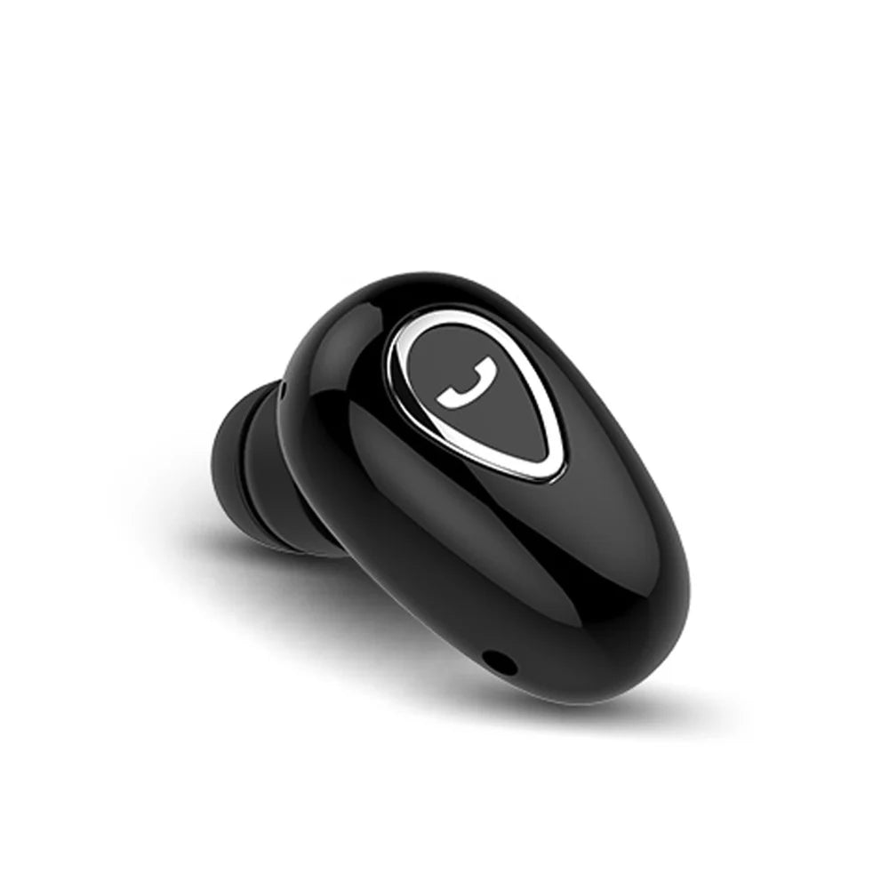 X01 Sports Invisible Mini Single Earbud Stereo Sound Wireless Bluetooth-compatible In-ear Earphone - Black - 1