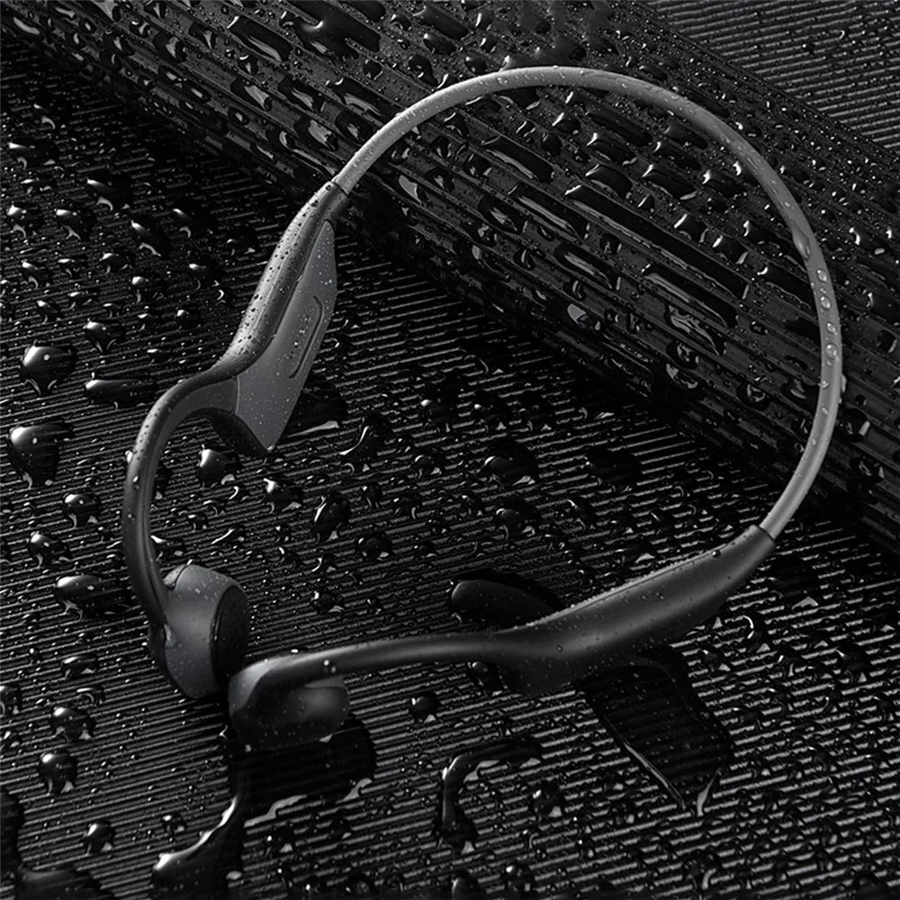 DG08 Wireless Bluetooth-compatible Bone Conduction Headphones Stereo IPX6 Waterproof Sports Headset Earphone with Microphone - 6