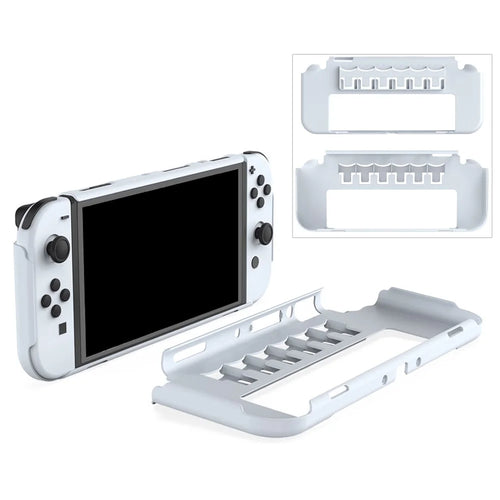DOBE TNS-1141 Integrated Protective Shell with 6 Game Card Slots Full Protection Cover for Nintendo Switch OLED - 1