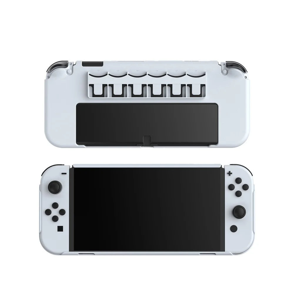 DOBE TNS-1141 Integrated Protective Shell with 6 Game Card Slots Full Protection Cover for Nintendo Switch OLED - 3