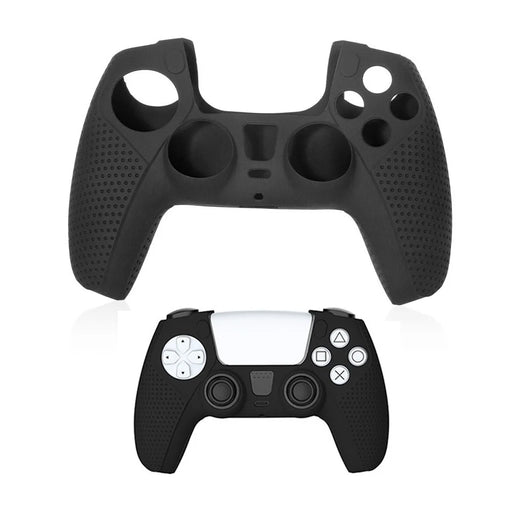 DOBE TP5-0541 Anti-slip Silicone Controller Case Scratch Resistant Skin Protector Cover for PS5 DualSense - Black - 1