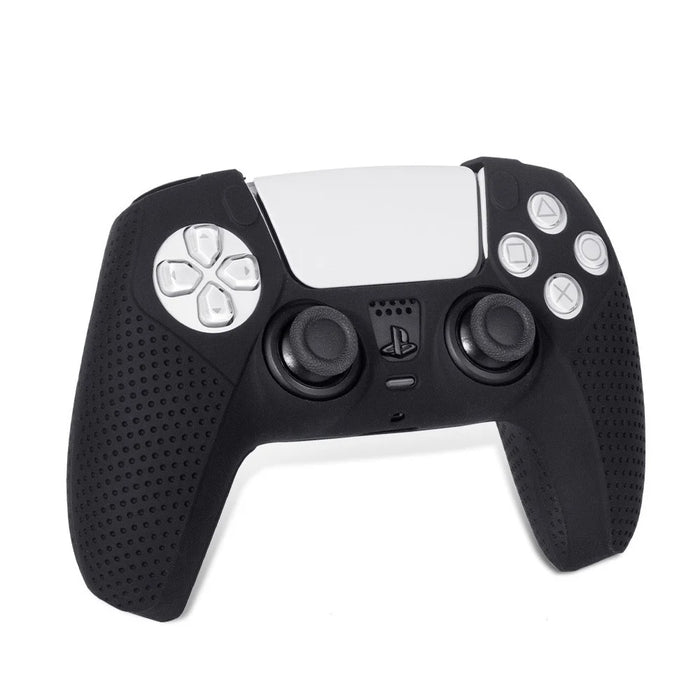 DOBE TP5-0541 Anti-slip Silicone Controller Case Scratch Resistant Skin Protector Cover for PS5 DualSense - Black - 2