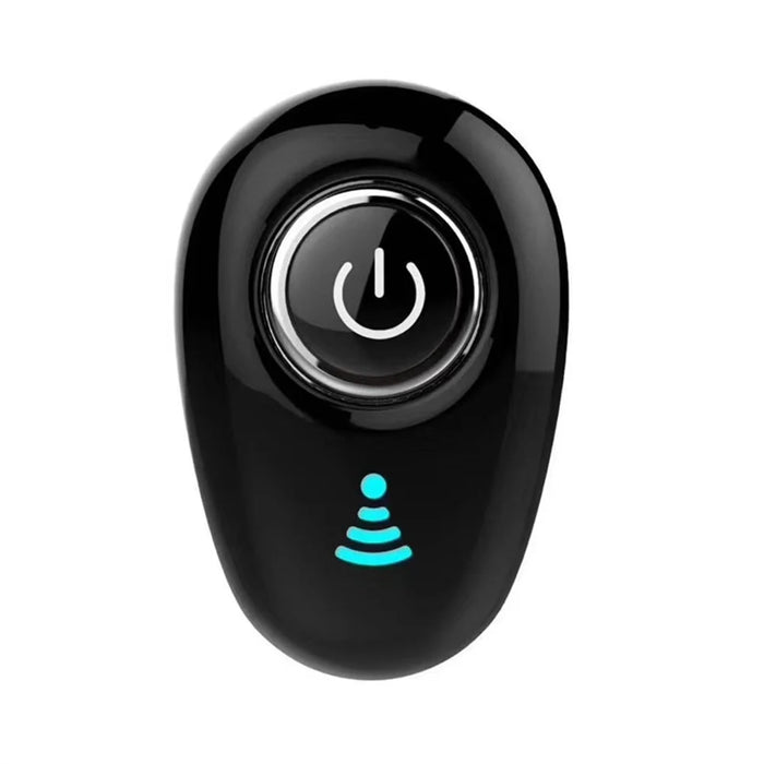 S650 Mini Invisible Single Ear Wireless Headphone Noise Canceling Bluetooth-compatible Stereo Earphone with Mic - Black - 1