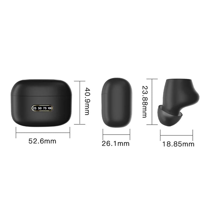 M8 TWS Bluetooth-compatible 5.0 In-ear Gaming IPX5 Waterproof Sports Headset with Charging Case - White - 6