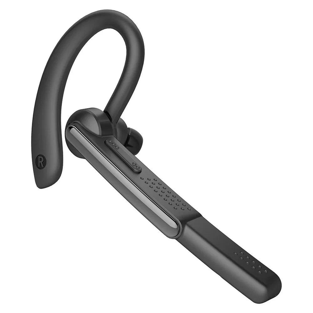 P40 Single Ear Wireless Bluetooth-compatible Headset 180-degree Rotating Business Noise Reduction Earphone Hands-free Headphone with Mic - 1