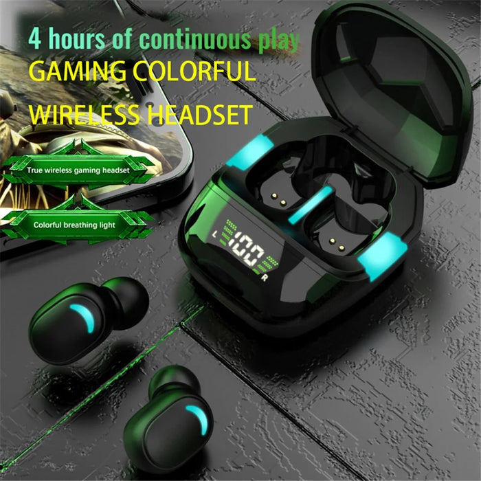 G7S TWS Earphone Noise Reduction Wireless Bluetooth-compatible Headphones Gaming Headset - 2