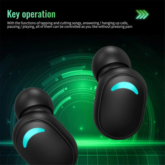 G7S TWS Earphone Noise Reduction Wireless Bluetooth-compatible Headphones Gaming Headset - 4