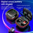 S190 IPX4 Waterproof TWS HiFi Headset Touch Control Wireless Bluetooth-compatible Earphones Sports Headphone - Black - 4
