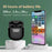 P66 TWS Bluetooth-compatible Wireless Earphones Earbuds Waterproof Sports Stereo Music Calling Headset with Digital Display Charging Case - Black - 2