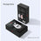 P66 TWS Bluetooth-compatible Wireless Earphones Earbuds Waterproof Sports Stereo Music Calling Headset with Digital Display Charging Case - Black - 6