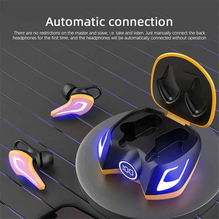 K8 TWS Bluetooth-compatible Headset Sports Wireless Earbuds Dual-mode In-ear Headphones Low Latency TWS HiFi Gaming Earphones - Silver - 5