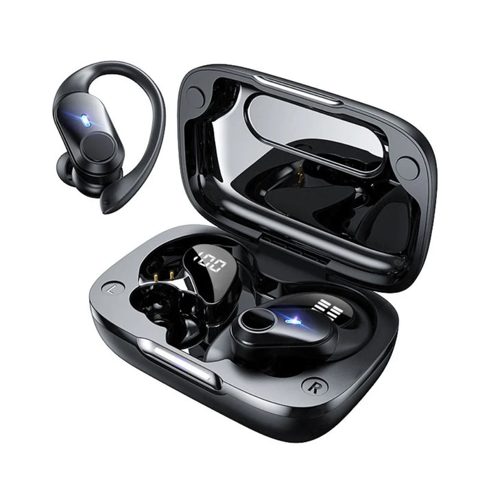 T59 TWS BT 5.1 Ear-hook Gaming Headset Low Latency Stereo Wireless Anti-sweat Sports Headphones for Playing Games/Running/Fitness - 1