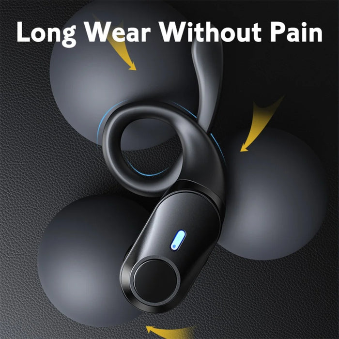 T59 TWS BT 5.1 Ear-hook Gaming Headset Low Latency Stereo Wireless Anti-sweat Sports Headphones for Playing Games/Running/Fitness - 4