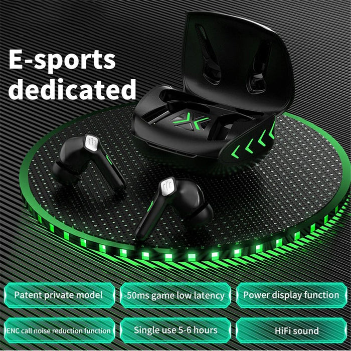 Y1 TWS Wireless Bluetooth-compatible 5.1 E-sports Earphone Touch Music Calling ENC Dual Mic Game Headset - 4