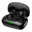 TWS-24 Wireless Bluetooth-compatible Earbuds Touch Control In-ear Earphone with LED Battery Display - Black - 1