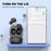 XY-30 TWS Wireless Bluetooth-compatible 5.0 Sports Earphone Earbuds Waterproof Touch Music Calling Headset - Black - 4