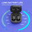 XY-30 TWS Wireless Bluetooth-compatible 5.0 Sports Earphone Earbuds Waterproof Touch Music Calling Headset - Black - 5