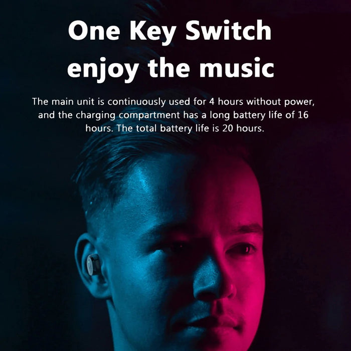 M22 TWS Bluetooth-compatible 5.1 Wireless Earphone Headphone Low-delay Audio Games Headset with Charging Case - 6