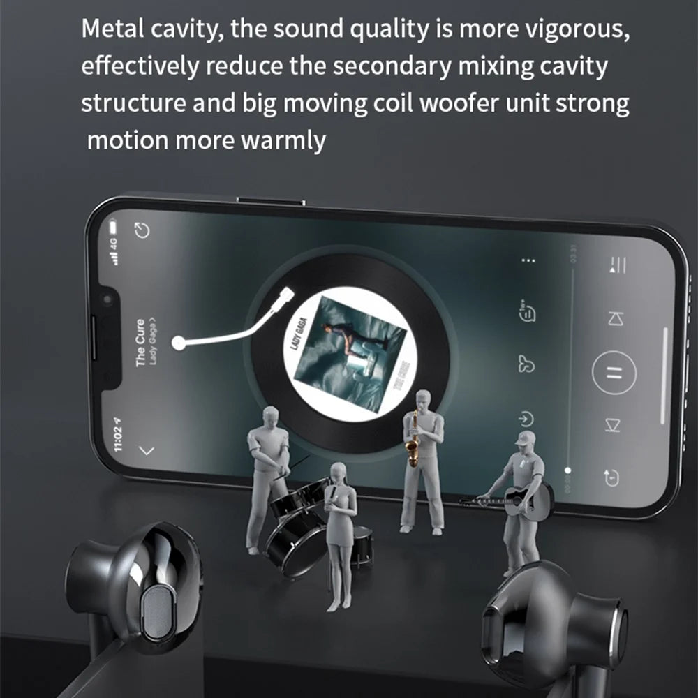 K1688 Wireless Bluetooth-compatible Neckband Headphone with Microphone IPX5 Waterproof Smart Noise-Cancelling Sports Headset - Black - 4