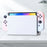Anti-Fingerprint Dockable Case Protective Cover Ergonomic Comfort PC Grip Case Set for Nintendo Switch OLED Console - Purple/Green - 3