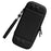 For Nintendo Switch Solid Color PU Leather Carrying Protective Case Shockproof Portable Storage Bag - Black - 1