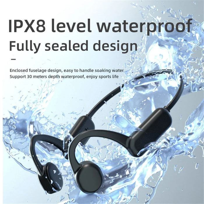 DG-X18 Pro 8G Memory Bone Conduction Bluetooth-compatible 5.0 Earphones IPX8 Waterproof Sports Headphones - 2